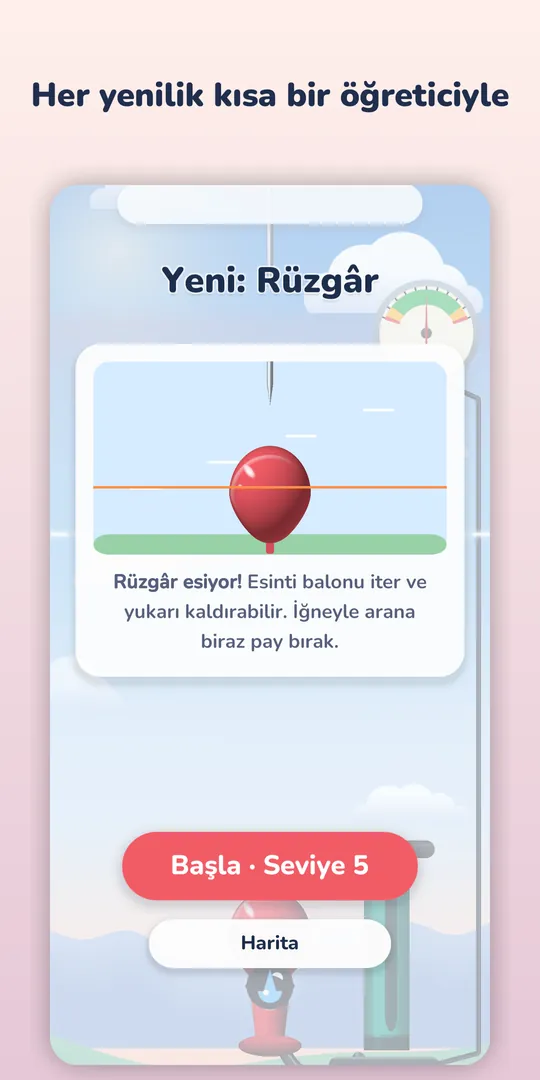 Kısa öğretici / Short how-to: yeni zorluk rüzgâr.